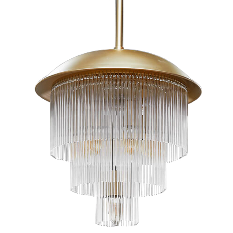 Люстра Fleming Chandeliers Золотой Прозрачный Люстра Fleming Chandeliers Золотой Прозрачный в Волгограде | Loft Concept