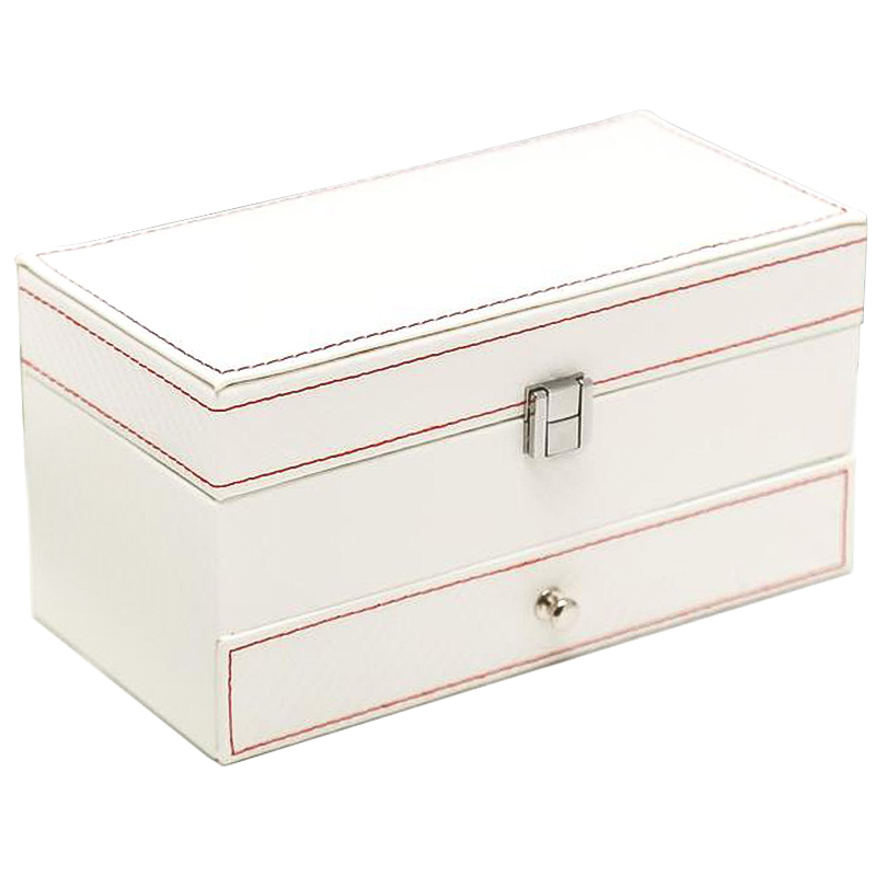 Шкатулка Alva Jewerly Organizer Box Белый Шкатулка Alva Jewerly Organizer Box Белый в Волгограде | Loft Concept