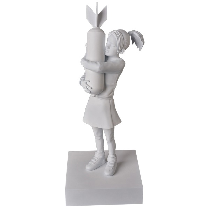 Статуэтка Banksy Bomb Hugger Sculpture White Белый Статуэтка Banksy Bomb Hugger Sculpture White Белый в Волгограде | Loft Concept