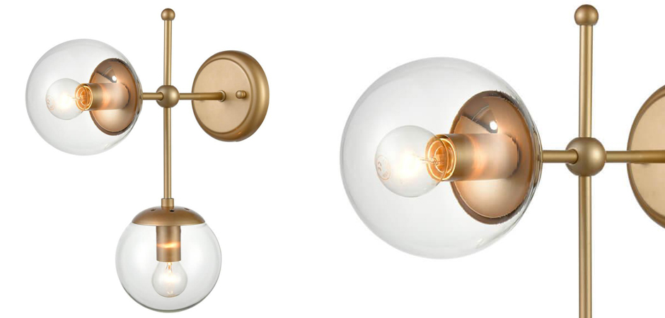 Бра Gold Balls Bra 2 Бра Gold Balls Bra 2 - Loft-Concept в Волгограде