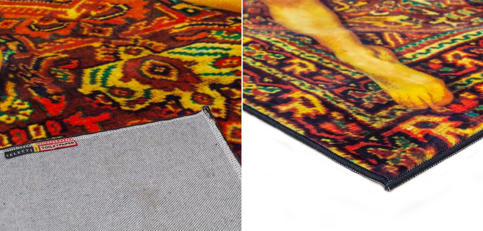 Ковер Seletti Rectangular Rug Lady on Carpet Ковер Seletti Rectangular Rug Lady on Carpet - Loft-Concept в Волгограде