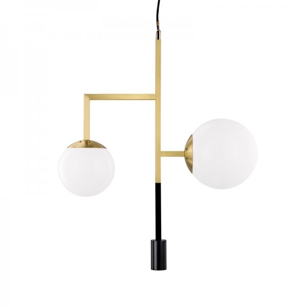 Подвесной светильник Orsjo Decostick Pendant Light Черный Белый Латунь Подвесной светильник Orsjo Decostick Pendant Light Черный Белый Латунь в Волгограде | Loft Concept