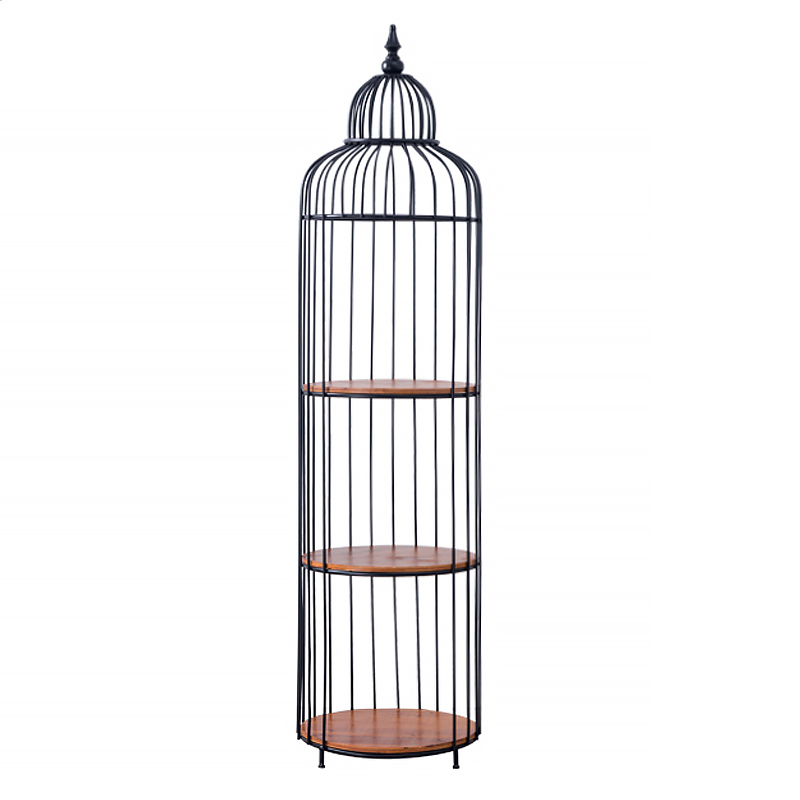 Стеллаж High Cage Rack Коричневый Черный Стеллаж High Cage Rack Коричневый Черный в Волгограде | Loft Concept