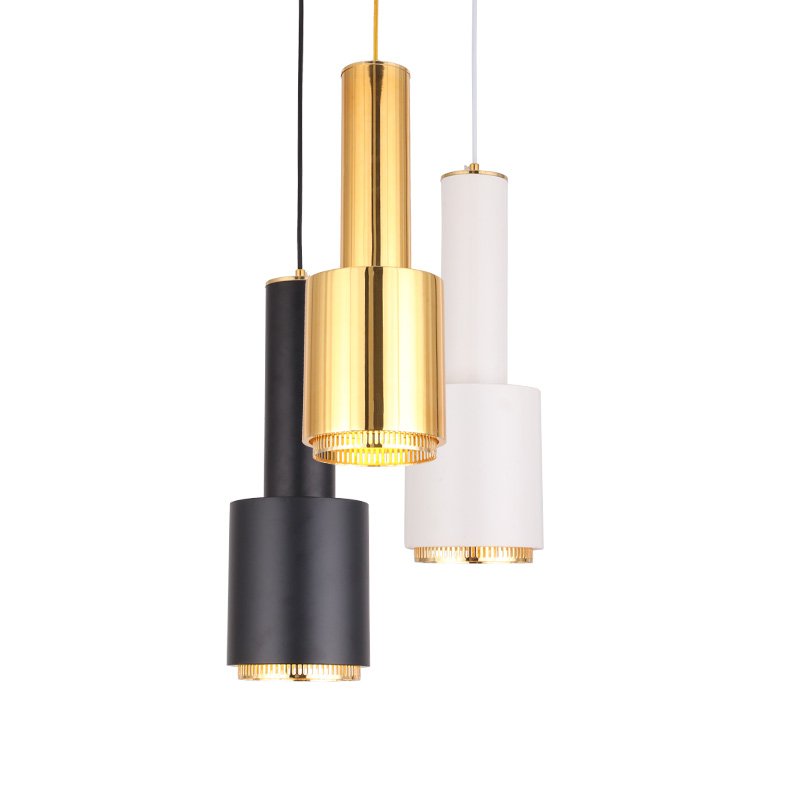 Подвесной светильник Alvar Aalto A110 Pendant Lamp Латунь Белый Черный Подвесной светильник Alvar Aalto A110 Pendant Lamp Латунь Белый Черный в Волгограде | Loft Concept
