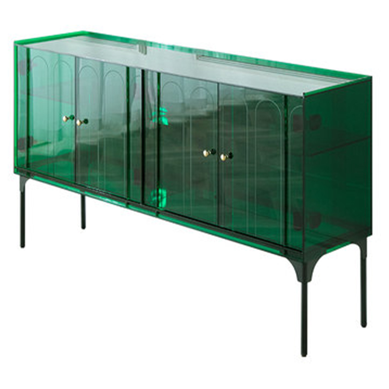 Зеленый комод из акрила Green Acrylic Furniture Chest of Drawers Зеленый Зеленый комод из акрила Green Acrylic Furniture Chest of Drawers Зеленый в Волгограде | Loft Concept