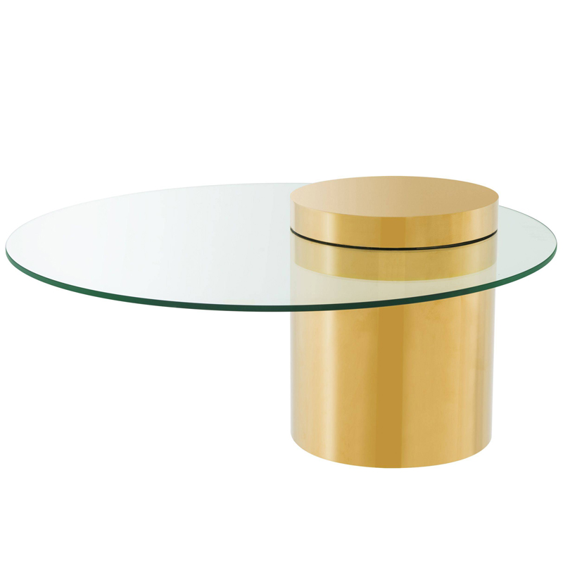 Кофейный стол Eichholtz Coffee Table Equilibre Глянцевое золото Прозрачный Кофейный стол Eichholtz Coffee Table Equilibre Глянцевое золото Прозрачный в Волгограде | Loft Concept
