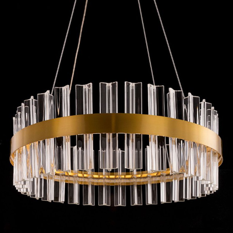 Круглая Люстра Кольцо Хрусталь диаметр 40 см RING Saturno Not Baroncelli Brass Латунь Прозрачное Стекло Круглая Люстра Кольцо Хрусталь диаметр 40 см RING Saturno Not Baroncelli Brass Латунь Прозрачное Стекло в Волгограде | Loft Concept