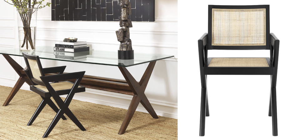 Стул Eichholtz Dining Chair Augustin black Стул Eichholtz Dining Chair Augustin black - Loft-Concept в Волгограде