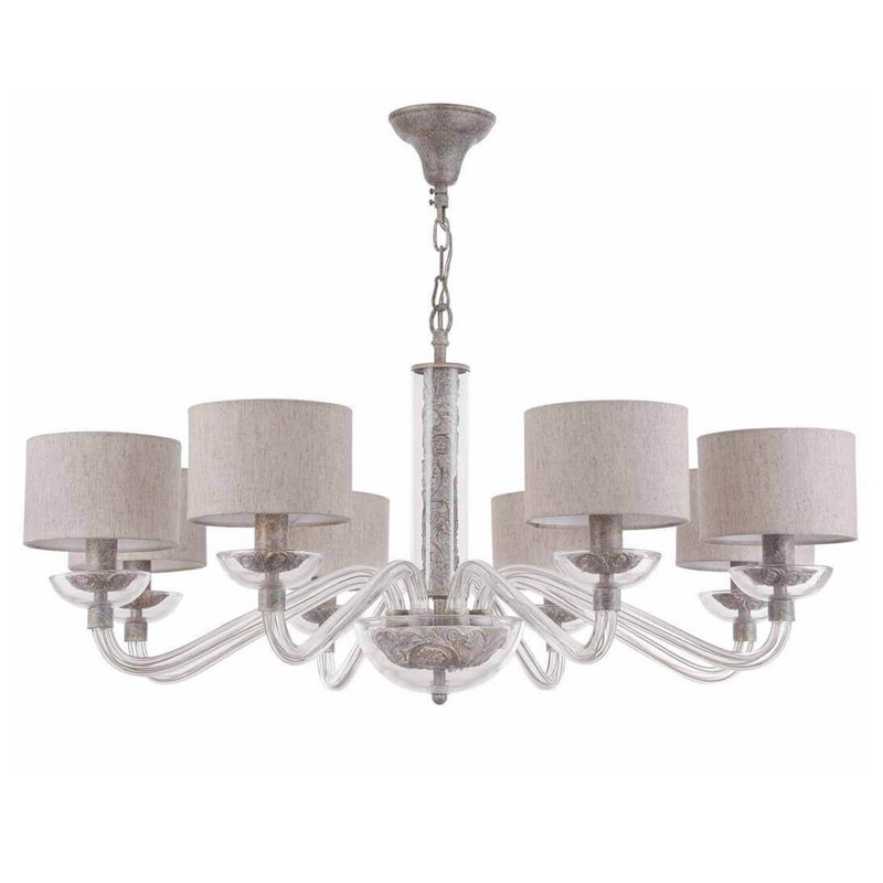 Люстра Sabella Light Chandelier 8 lamp Серый Люстра Sabella Light Chandelier 8 lamp Серый в Волгограде | Loft Concept
