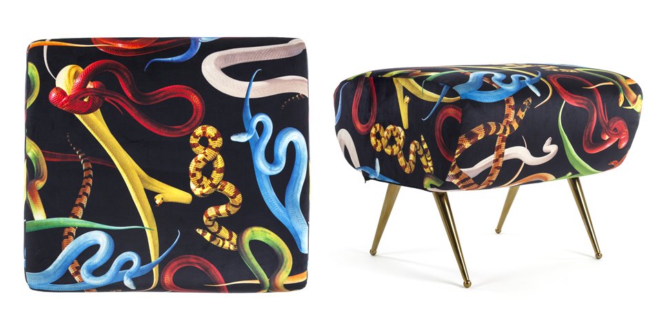 Оттоманка Seletti Pouf Snakes Оттоманка Seletti Pouf Snakes - Loft-Concept в Волгограде