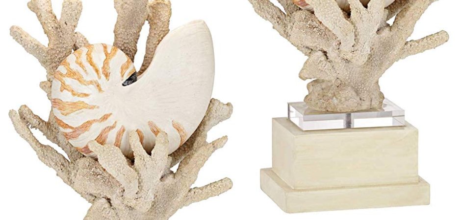Nautilus Shell and White Coral Table Lamp Nautilus Shell and White Coral Table Lamp - Loft-Concept в Волгограде