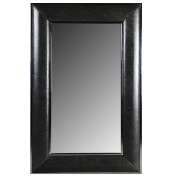 Зеркало настенное Leather Lux Mirror Square Коричневый Зеркало настенное Leather Lux Mirror Square Коричневый в Волгограде | Loft Concept
