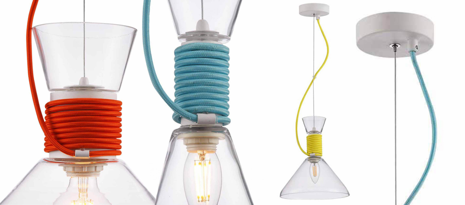 Подвесной Светильник Lamp With Multi-Colored Ropes Подвесной Светильник Lamp With Multi-Colored Ropes - Loft-Concept в Волгограде