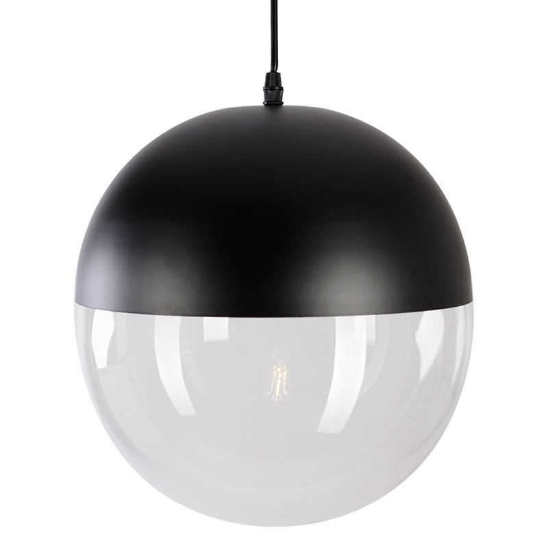 Подвесной светильник pendant lamp SPHERE 1 Черный Прозрачное Стекло в Волгограде | Loft Concept 