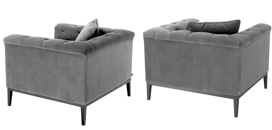 Кресло Eichholtz Chair Cesare Grey Кресло Eichholtz Chair Cesare Grey - Loft-Concept в Волгограде