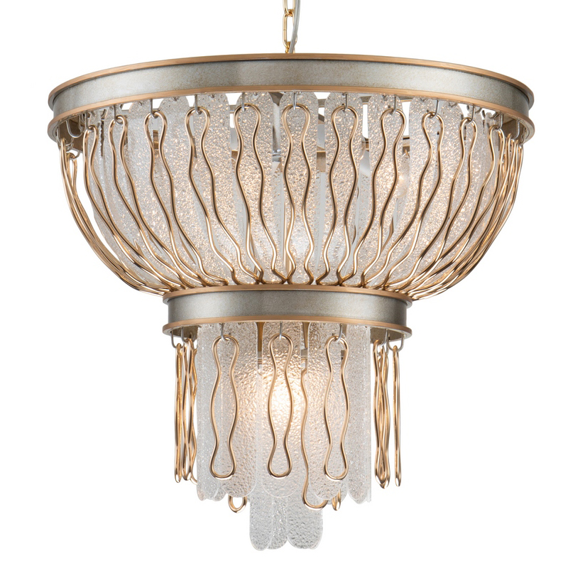 Люстра Abel Chandelier 55 Золотой Серебряный Прозрачный Люстра Abel Chandelier 55 Золотой Серебряный Прозрачный в Волгограде | Loft Concept