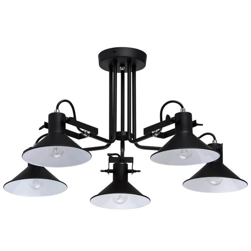 Потолочный светильник Rotating Light Black Черный матовый Потолочный светильник Rotating Light Black Черный матовый в Волгограде | Loft Concept
