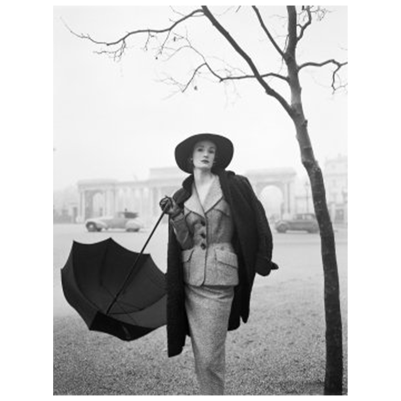 Постер Hyde Park Corner, Vogue, 1951 Черный Светло-серый в Волгограде | Loft Concept 