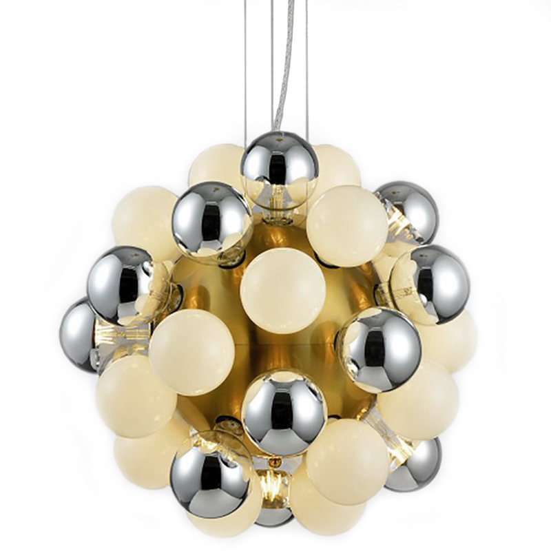 Люстра Korneli Chandelier white and smoky Золотой Белое матовое стекло Дымчатый (Smoke) Люстра Korneli Chandelier white and smoky Золотой Белое матовое стекло Дымчатый (Smoke) в Волгограде | Loft Concept