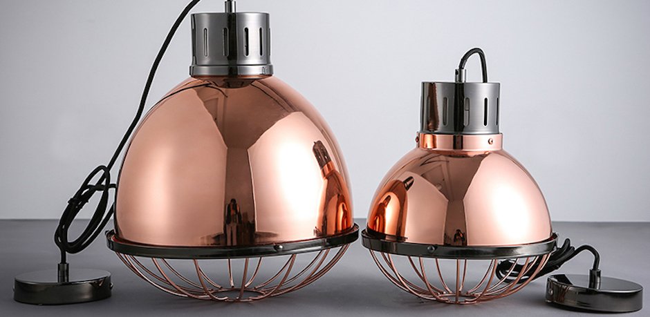 Подвесной светильник Ufo Copper Pendant Big Подвесной светильник Ufo Copper Pendant Big - Loft-Concept в Волгограде