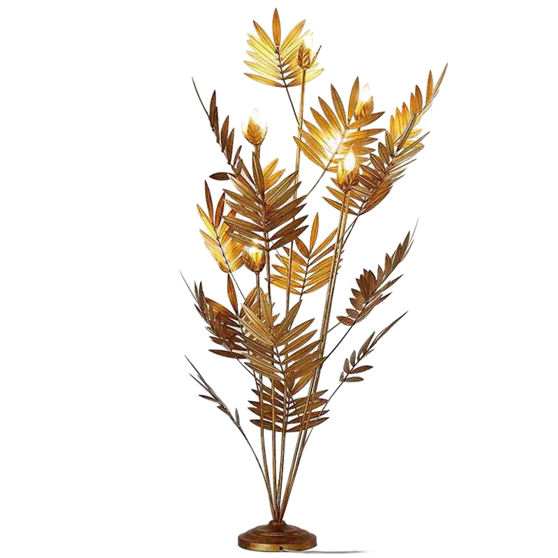 Торшер Palm Leaves Gold Las Palmas Floor Lamp Золотой Торшер Palm Leaves Gold Las Palmas Floor Lamp Золотой в Волгограде | Loft Concept
