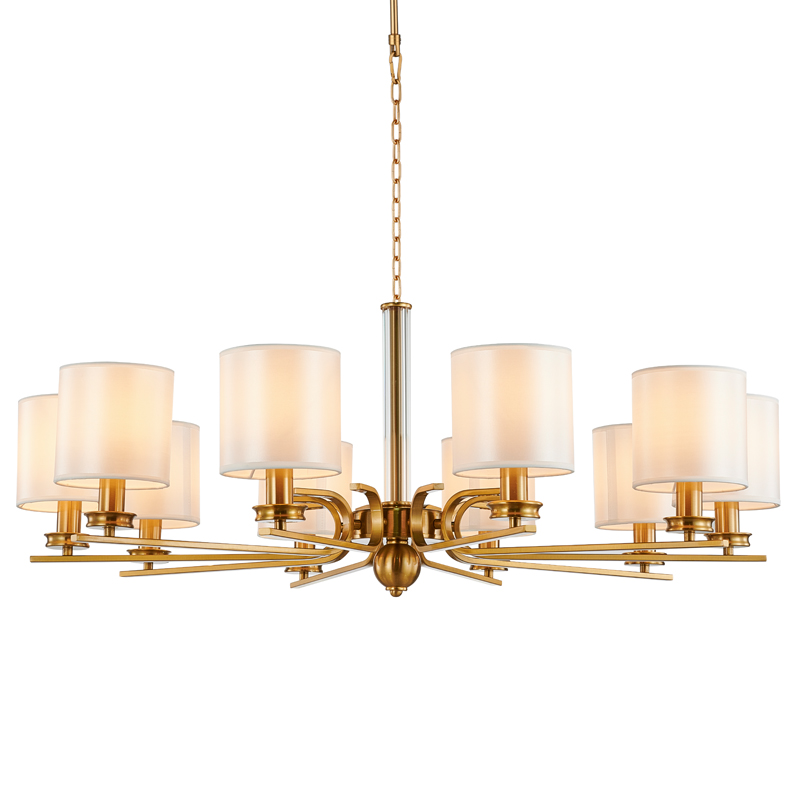 Люстра Armel Chandelier 94 Бронза Прозрачный Белый Люстра Armel Chandelier 94 Бронза Прозрачный Белый в Волгограде | Loft Concept