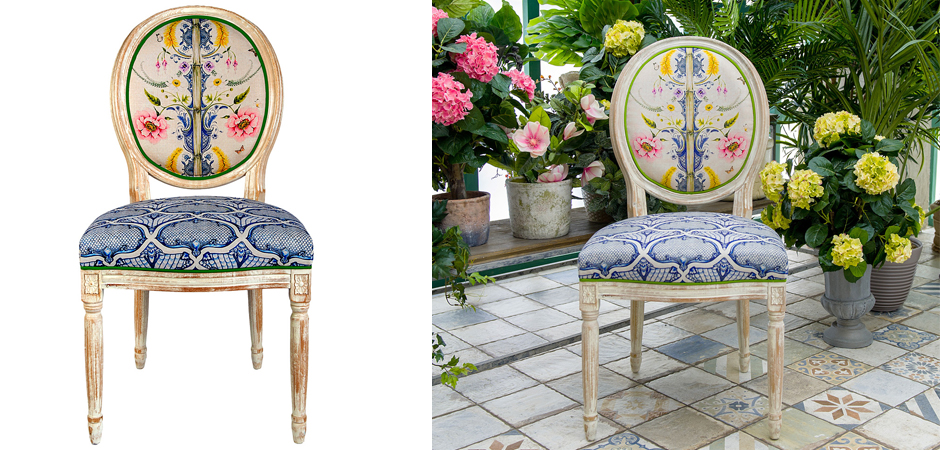 Стул Blue Flower Waltz Stool Стул Blue Flower Waltz Stool - Loft-Concept в Волгограде
