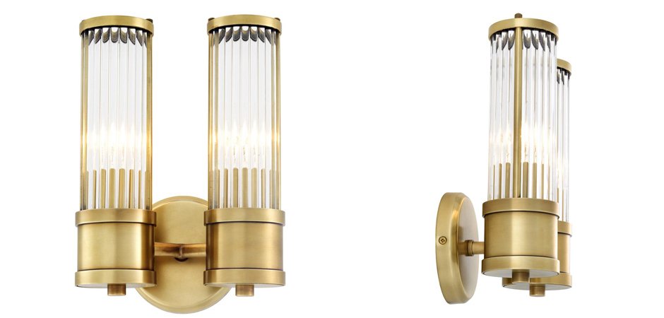 Бра Wall Lamp Claridges Dual Brass - Loft-Concept в Волгограде