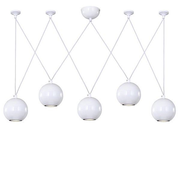 Подвесной светильник Multisphere Pendant White 5 Подвесной светильник Multisphere Pendant White 5 в Волгограде | Loft Concept