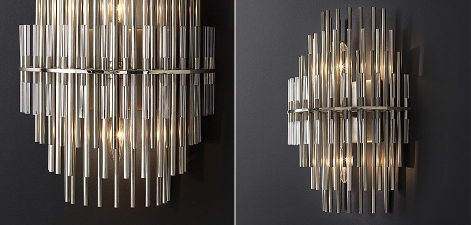 Бра Restoration Hardware Emile Sconce Chrome Бра Restoration Hardware Emile Sconce Chrome - Loft-Concept в Волгограде