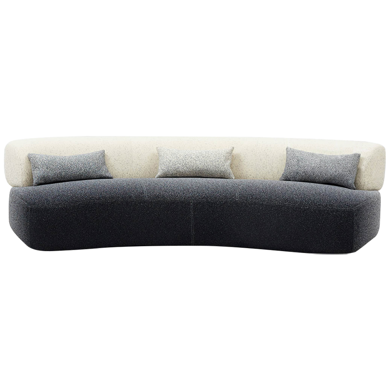 Диван Gradient Grey Beige Sofa Серый Молочный в Волгограде | Loft Concept 