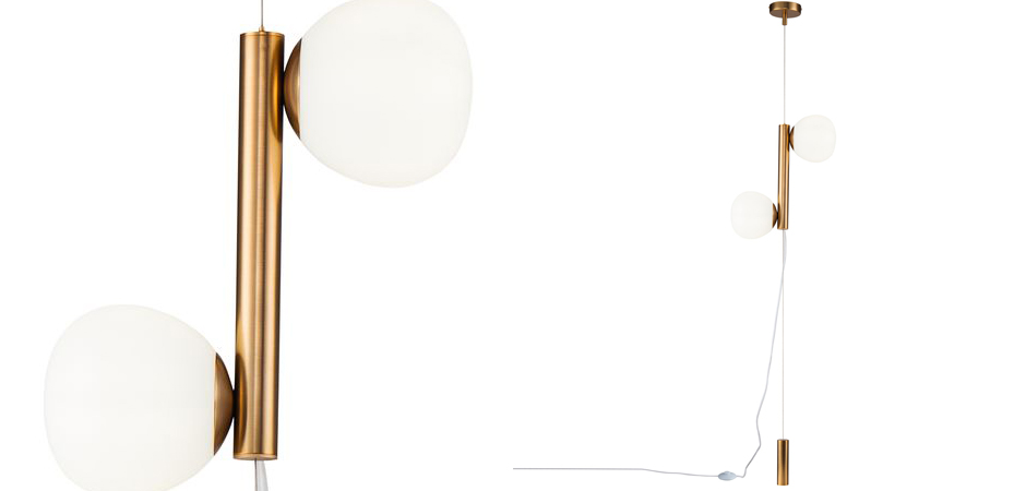 Торшер Tiepolo Ball Floor Lamp Double gold Торшер Tiepolo Ball Floor Lamp Double gold - Loft-Concept в Волгограде