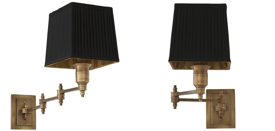 Бра Wall Lamp Lexington Swing Brass+Black Бра Wall Lamp Lexington Swing Brass+Black - Loft-Concept в Волгограде