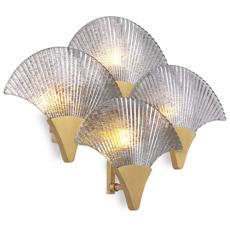 Бра Eichholtz Wall Lamp Vitae Прозрачное Стекло Латунь Бра Eichholtz Wall Lamp Vitae Прозрачное Стекло Латунь в Волгограде | Loft Concept