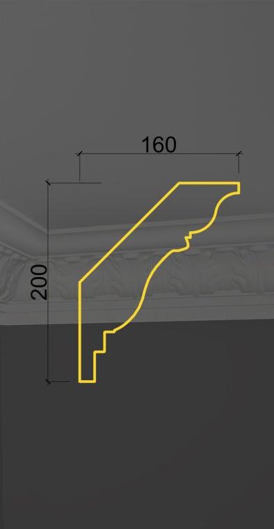Карниз с орнаментом KO-26 в Волгограде