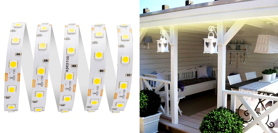 Светодиодная влагозащищенная лента 14,4W/m 60LED/m 5050SMD теплый белый 5M Светодиодная влагозащищенная лента 14,4W/m 60LED/m 5050SMD теплый белый 5M - Loft-Concept в Волгограде