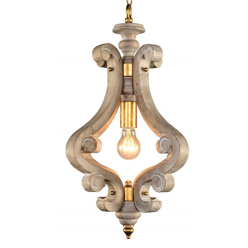 Подвесной светильник Santu Provence Hanging lamp Бежево-серый Подвесной светильник Santu Provence Hanging lamp Бежево-серый в Волгограде | Loft Concept