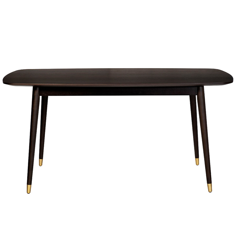 Обеденный стол Mateo Rectangle Dinner Table Коричневый Золотой Обеденный стол Mateo Rectangle Dinner Table Коричневый Золотой в Волгограде | Loft Concept