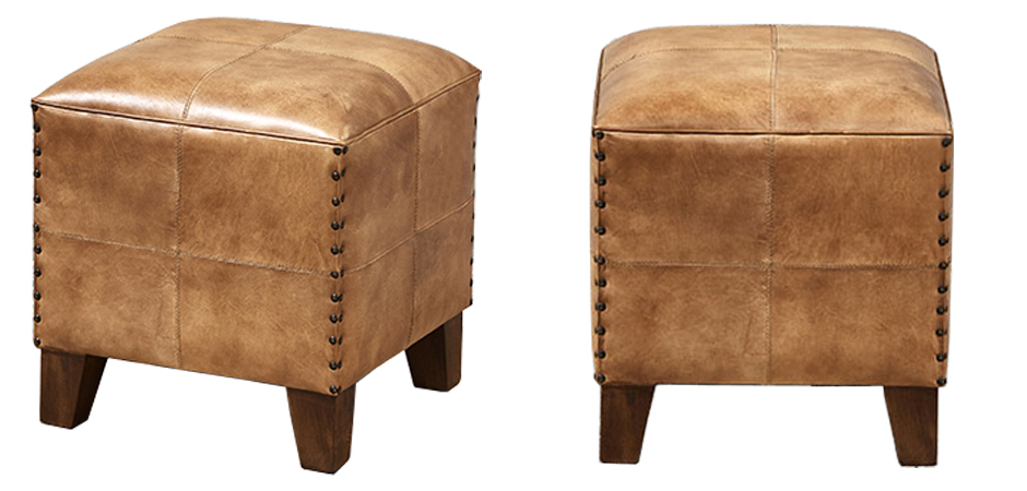 Пуф Leather Cube Puff Пуф Leather Cube Puff - Loft-Concept в Волгограде