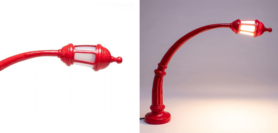Настольная лампа Seletti Street Lamp Red Настольная лампа Seletti Street Lamp Red - Loft-Concept в Волгограде