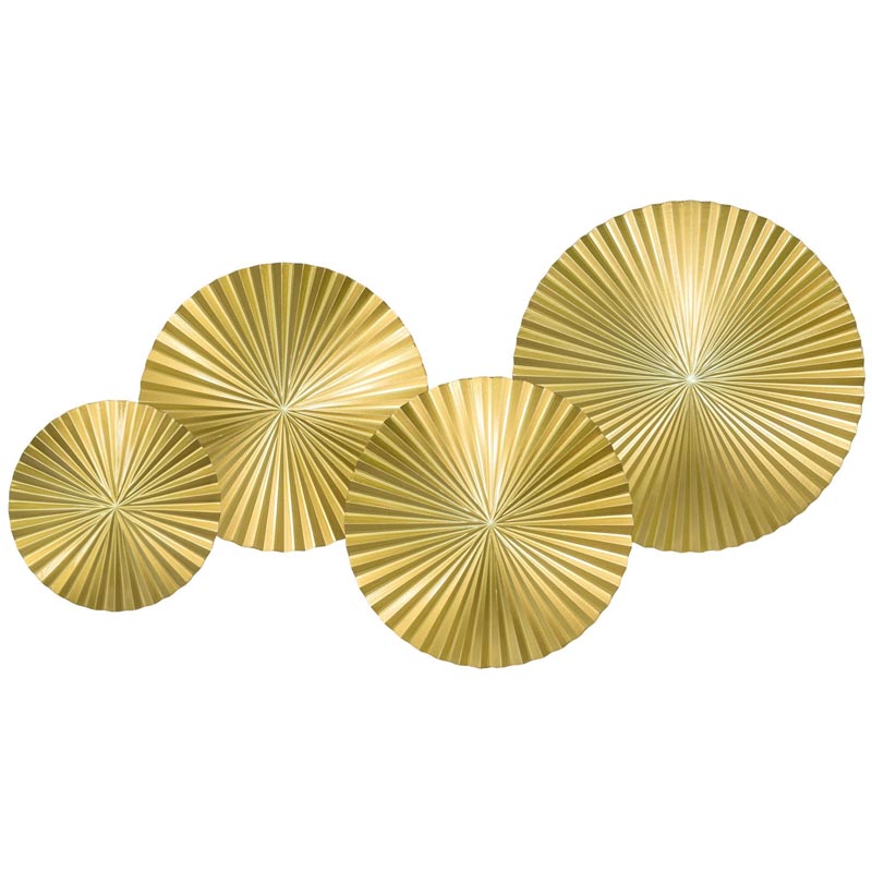 Арт-объект Apollo Gold Wall Plaque Disc 4 Золотой Арт-объект Apollo Gold Wall Plaque Disc 4 Золотой в Волгограде | Loft Concept