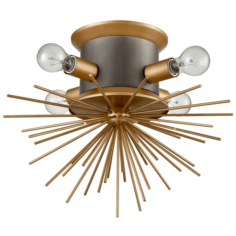 Потолочный светильник Hedgehog Brass Chandelier Латунь Потолочный светильник Hedgehog Brass Chandelier Латунь в Волгограде | Loft Concept