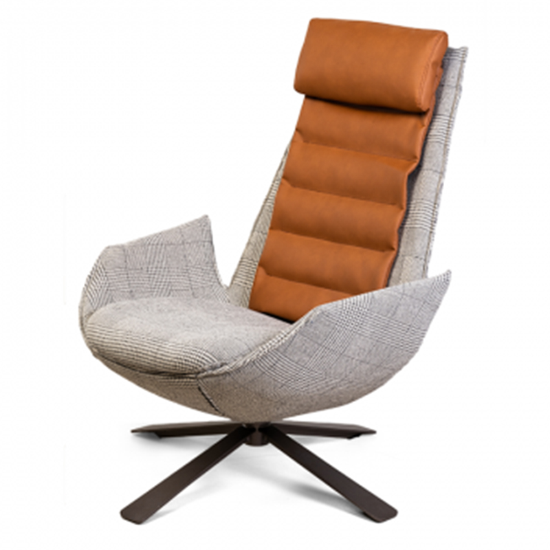 Кресло Karin Chair Светло-серый Оранжевый Кресло Karin Chair Светло-серый Оранжевый в Волгограде | Loft Concept