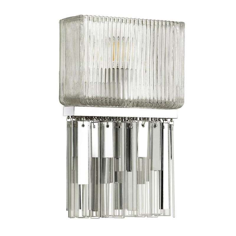 Бра Madelen Chrome Wall Lamp Хром Прозрачный (Transparent) Бра Madelen Chrome Wall Lamp Хром Прозрачный (Transparent) в Волгограде | Loft Concept