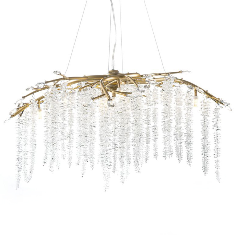 Люстра Orabel Led Chandelier Золотой Прозрачный (Transparent) Люстра Orabel Led Chandelier Золотой Прозрачный (Transparent) в Волгограде | Loft Concept