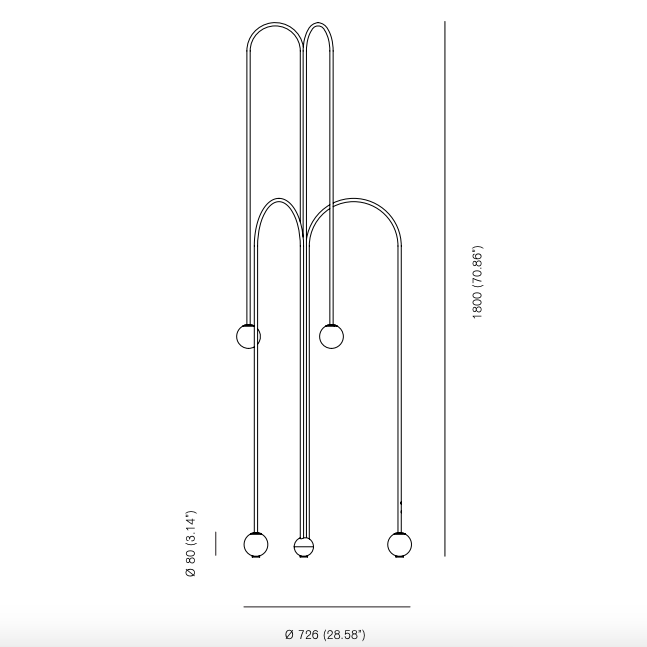 Торшер Michael Anastassiades Fontana Amorosa Crossette Торшер Michael Anastassiades Fontana Amorosa Crossette в Волгограде