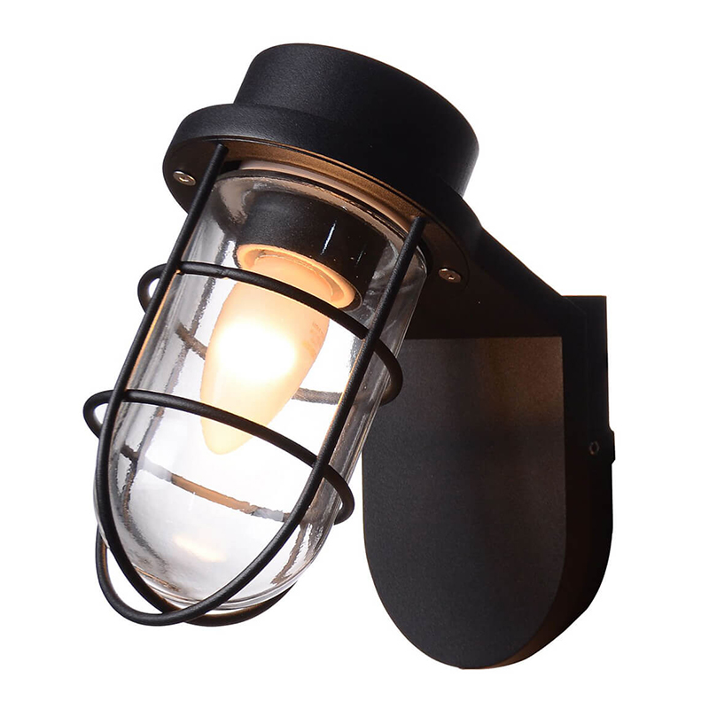 Уличный настенный светильник Declan Street Lamp Черный Уличный настенный светильник Declan Street Lamp Черный в Волгограде | Loft Concept