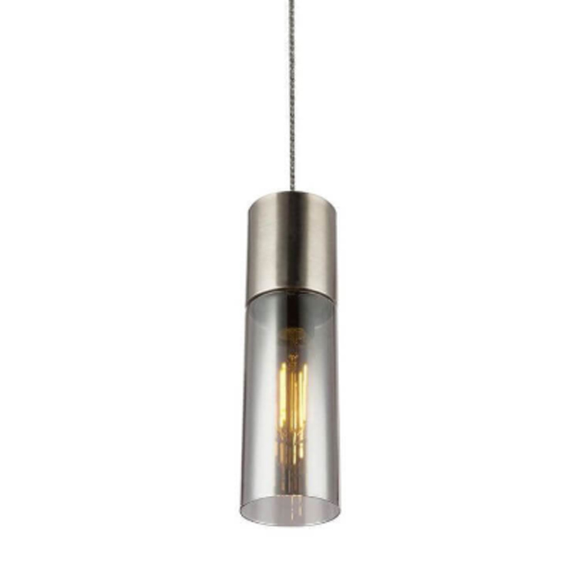 Подвесной светильник Cylinder Plafond nickel Дымчатый (Smoke) Никель Подвесной светильник Cylinder Plafond nickel Дымчатый (Smoke) Никель в Волгограде | Loft Concept