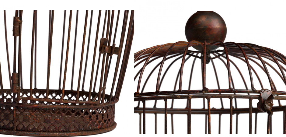 Декоративная клетка для птиц коричневая - Loft-Concept в Волгограде