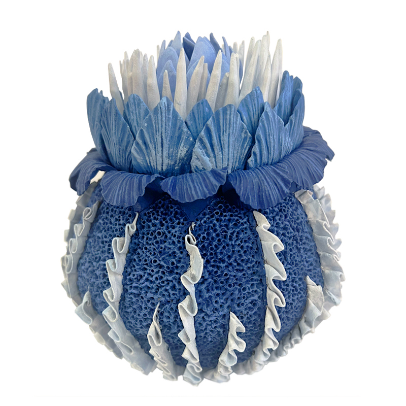 Статуэтка тропический фрукт Pandora Tropical Blue and White Fruit Синий Белый Статуэтка тропический фрукт Pandora Tropical Blue and White Fruit Синий Белый в Волгограде | Loft Concept